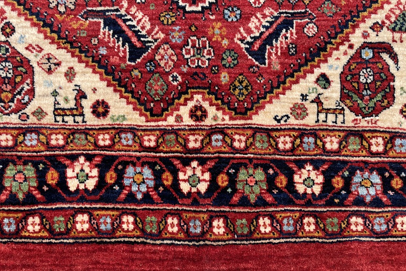 قالی قشقایی ترنجی-جان جان(۱.۳۳)
