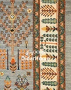فرش دستباف محل طرح درخت زندگی شش متری