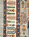فرش دستباف محل طرح درخت زندگی دوازده متری