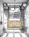 فرش دستباف سلطان آباد طرح افشان سه متری