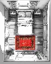 فرش دستباف قشقایی طرح کفساده سه متری