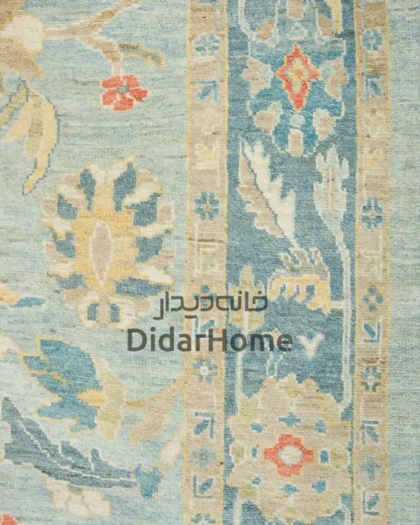 فرش دستباف سلطان آباد طرح افشان شش متری (زیگلر محل)