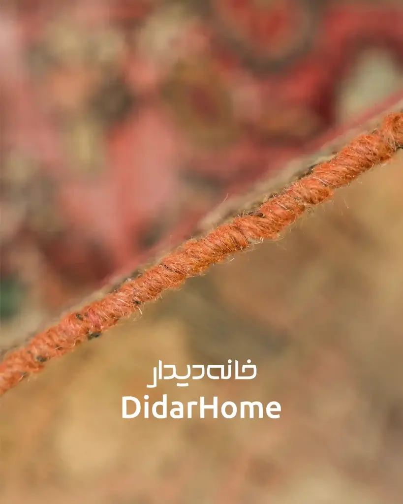 فرش دستباف مدرن همدان طرح ترنجی ذرع و نیم