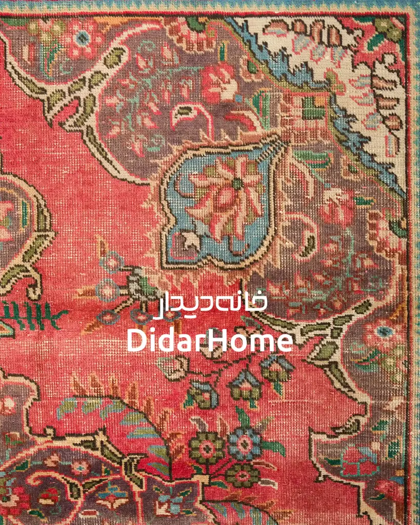 فرش دستباف مدرن تبریز طرح ترنجی سه متری