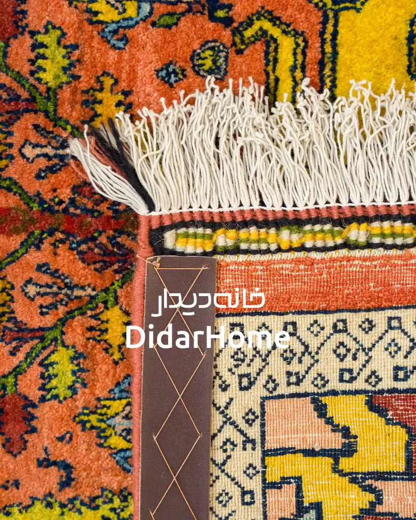 فرش دستباف قشقایی طرح درختی ذرع و نیم