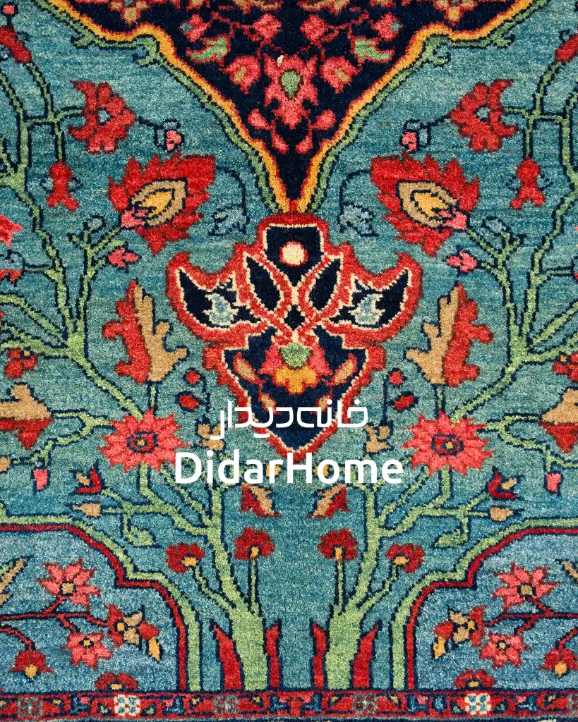 فرش دستباف بیجار گروس طرح ترنجی سه متری