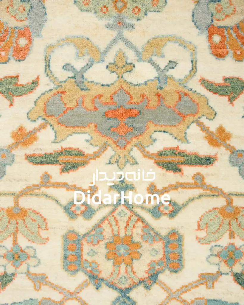 فرش دستباف سلطان آباد طرح افشان ذرع و نیم (زیگلر محل)
