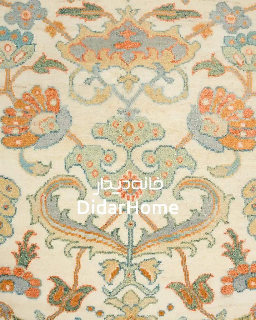 فرش دستباف سلطان آباد طرح افشان ذرع و نیم (زیگلر محل)