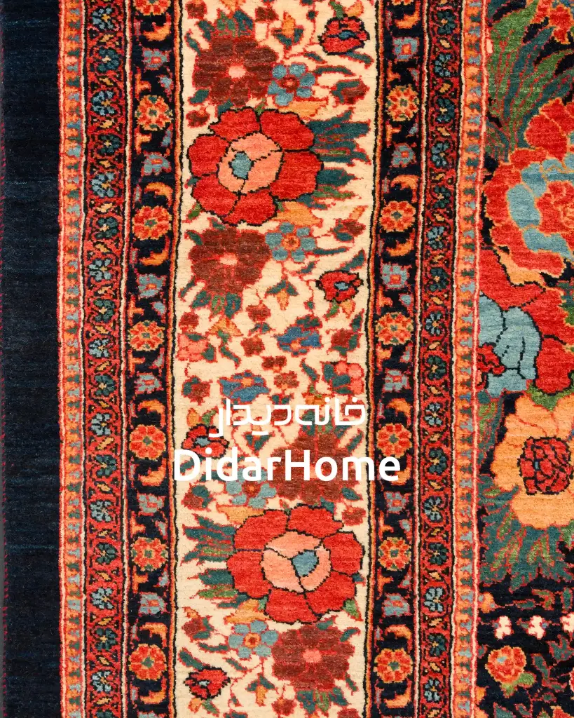 فرش دستباف بیجار طرح افشان ۹/۳۲ متری