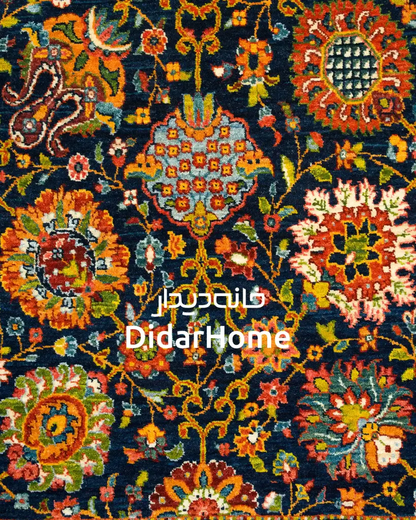 فرش دستباف تبریز ۴۵ رج طرح افشان ۱/۱۶ متری
