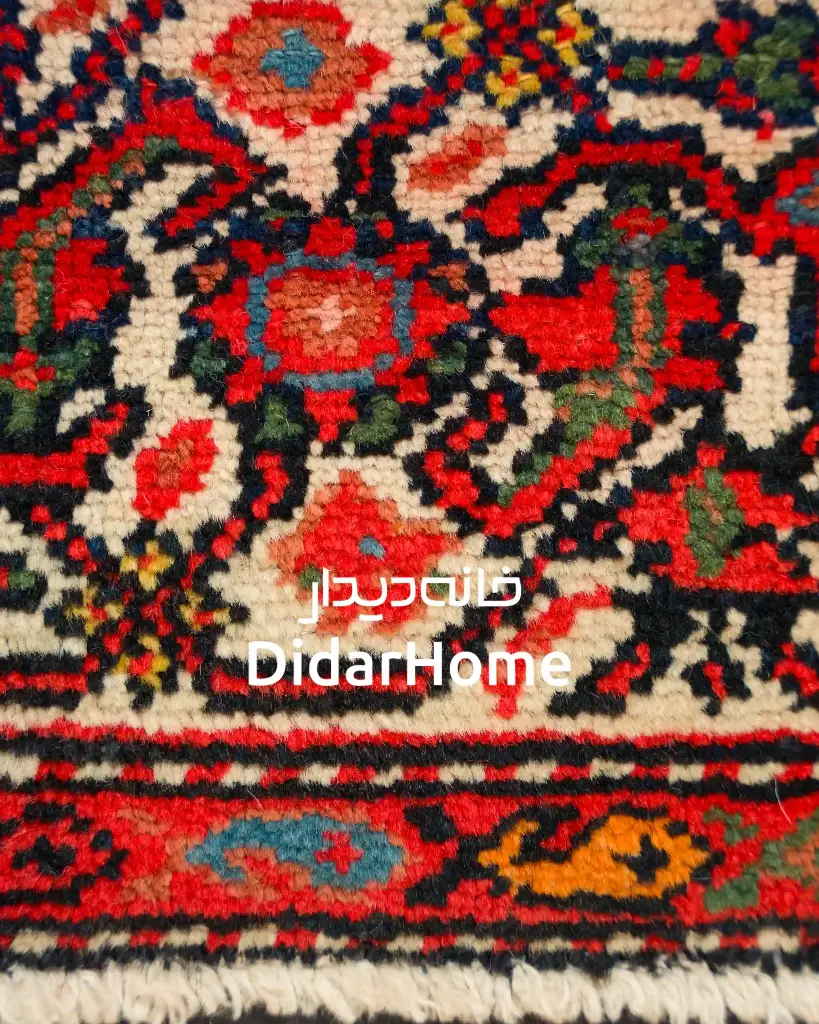 فرش دستباف آنتیک ملایر طرح افشان ۲/۶۳ متری