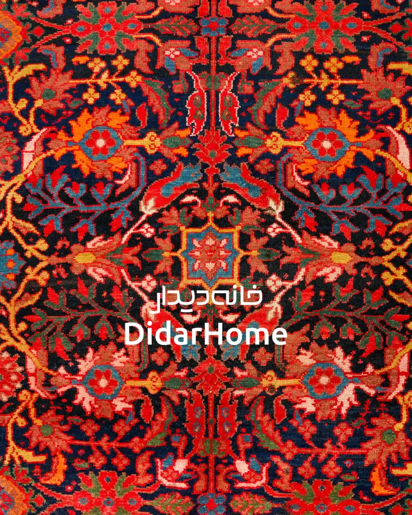 فرش دستباف آنتیک ملایر طرح افشان ۲/۶۳ متری