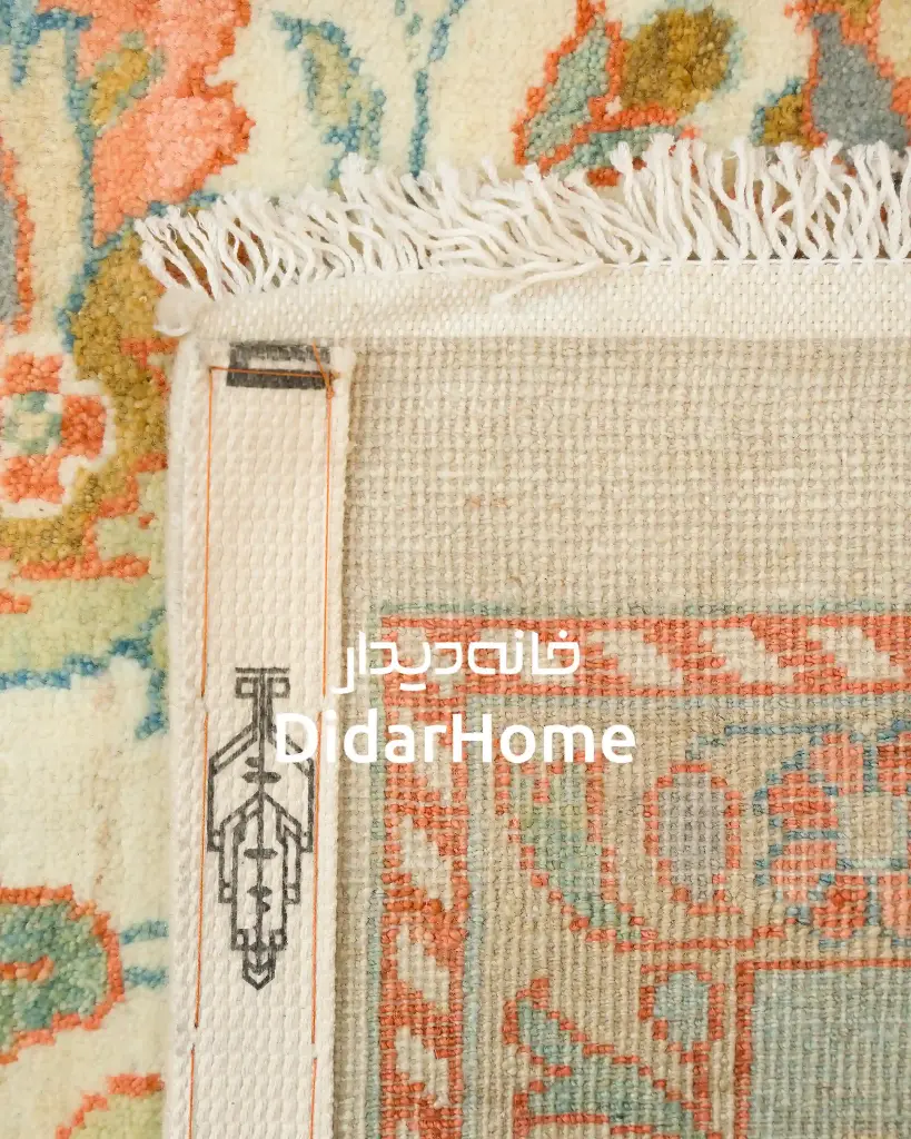 فرش دستباف سلطان آباد طرح افشان نه متری (زیگلر محل)