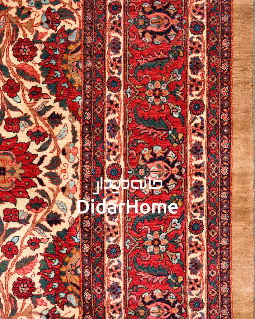 فرش دستباف بیجار طرح افشان دوازده متری