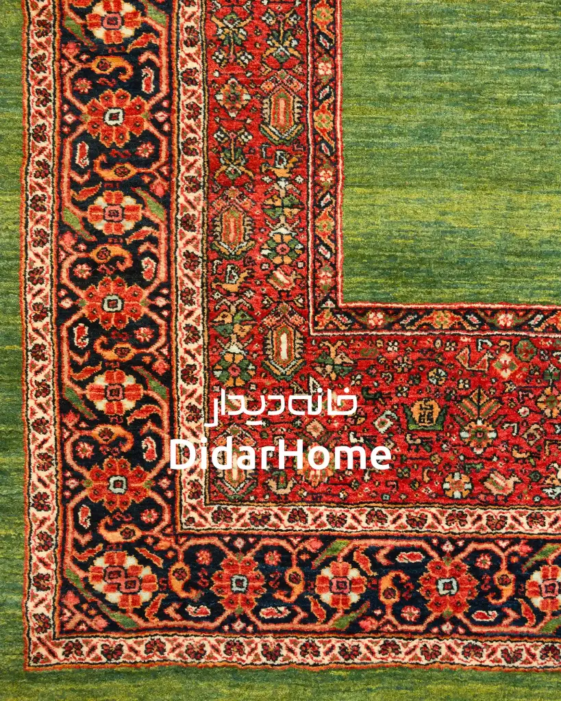 فرش دستباف قشقایی طرح ترنجی ۴/۴۳ متری