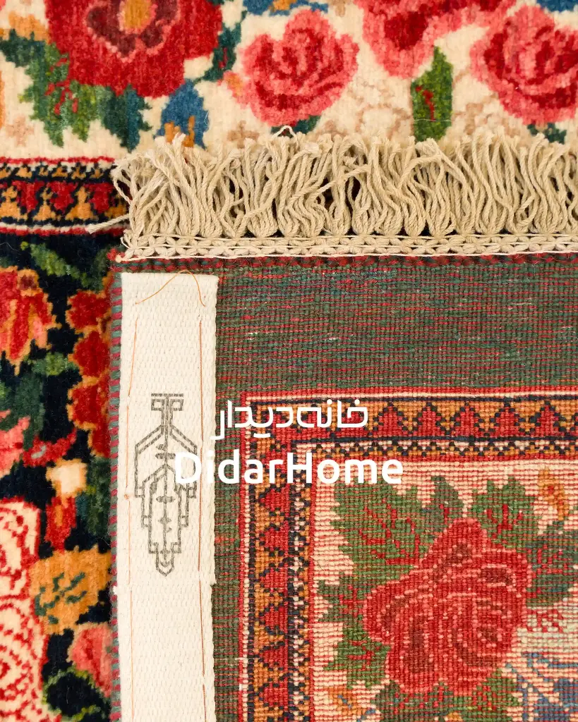 کناره دستباف بیجار طرح هزارگل