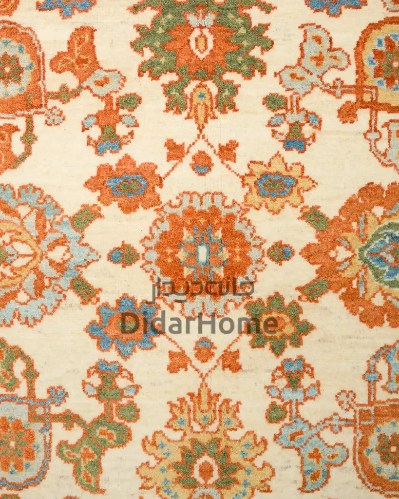 فرش دستباف سلطان آباد طرح افشان ۳/۰۳ متری (زیگلر محل)