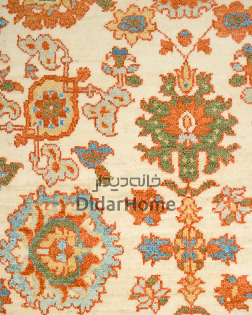 فرش دستباف سلطان آباد طرح افشان ۳/۰۳ متری (زیگلر محل)