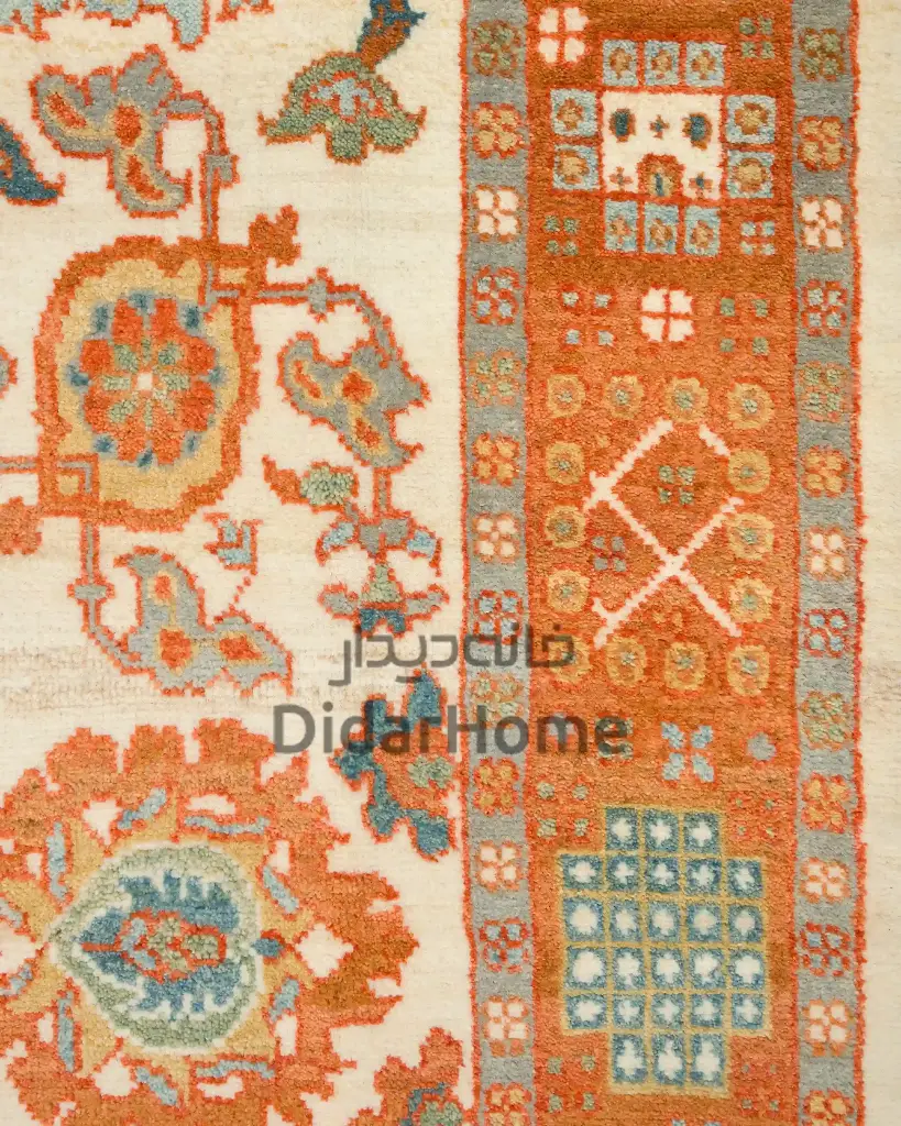 فرش دستباف سلطان آباد طرح افشان ۳/۲۵ متری (زیگلر محل)