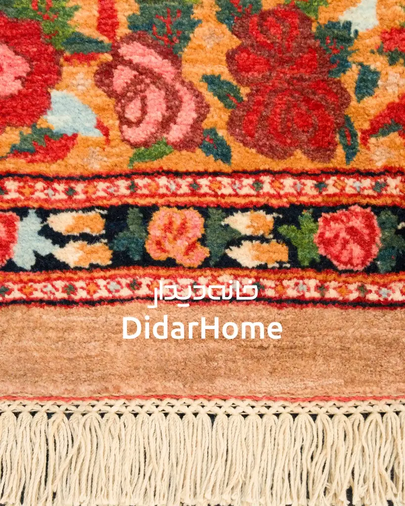 فرش دستباف بیجار طرح هزارگل ۴/۰۴ متری