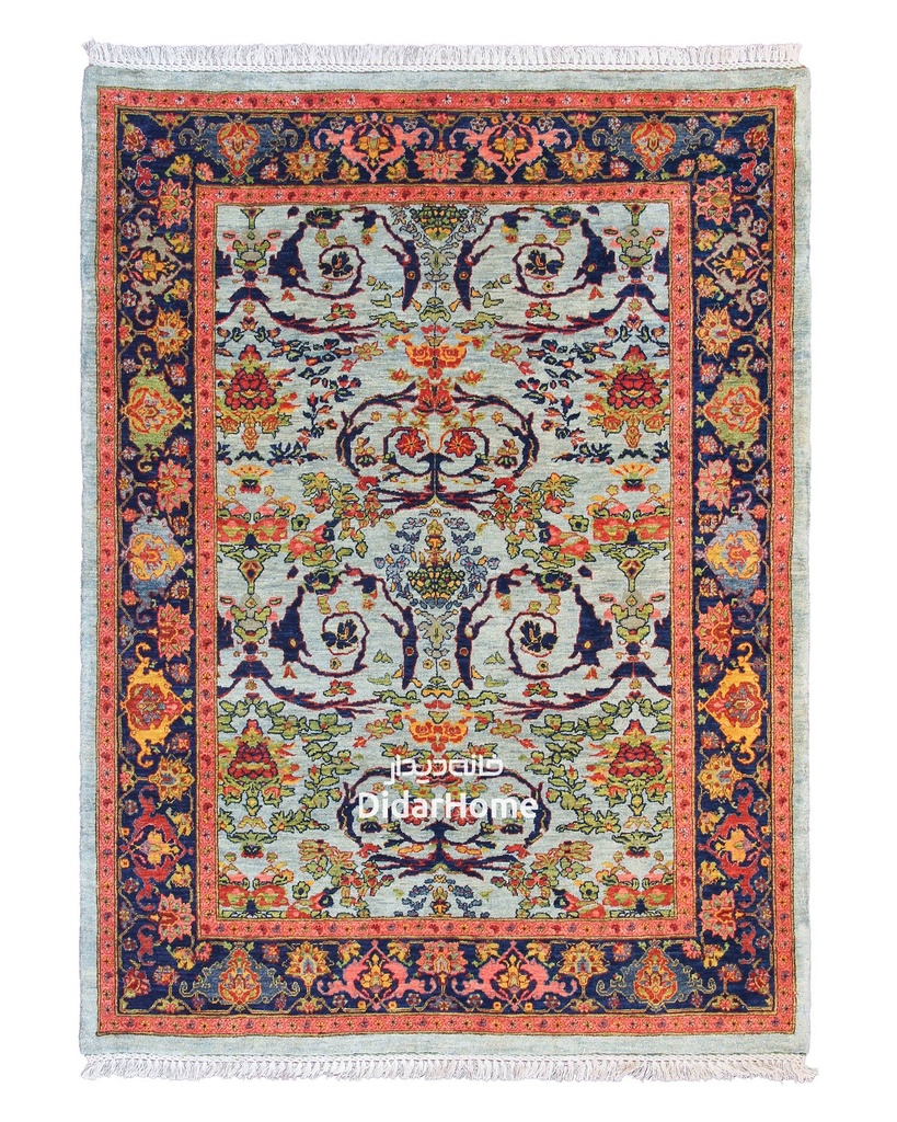 فرش دستباف بیجار گروس طرح افشان چهار متری