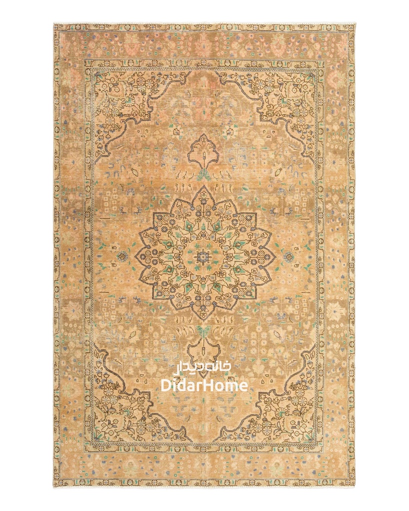 فرش دستباف مدرن تبریز طرح ترنجی ۵/۸۲ متری