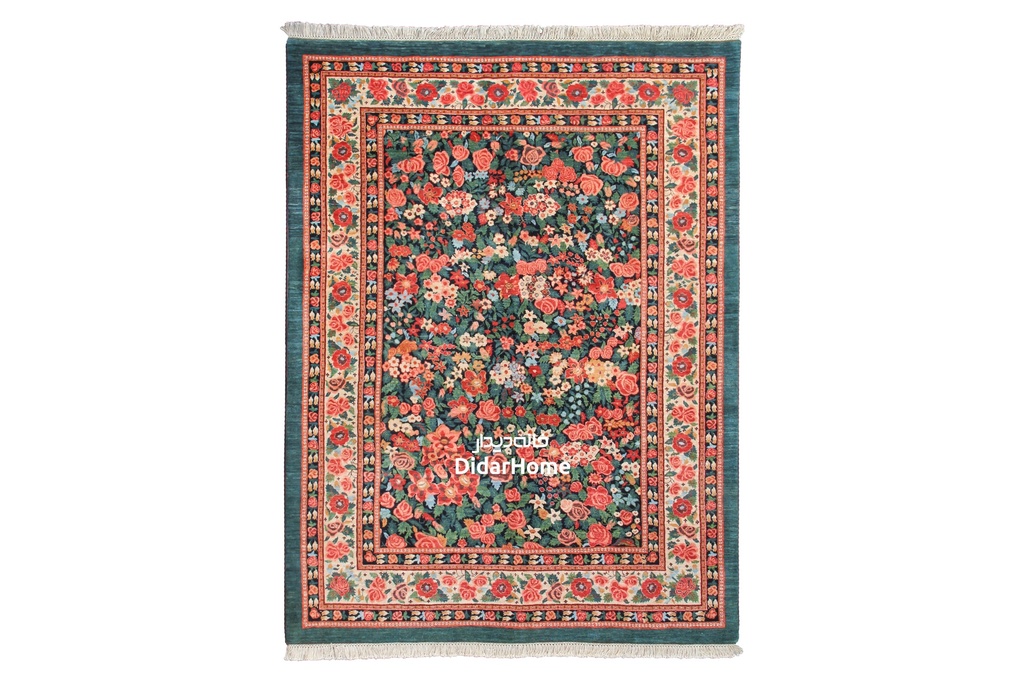 فرش دستباف بیجار طرح هزارگل چهار متری