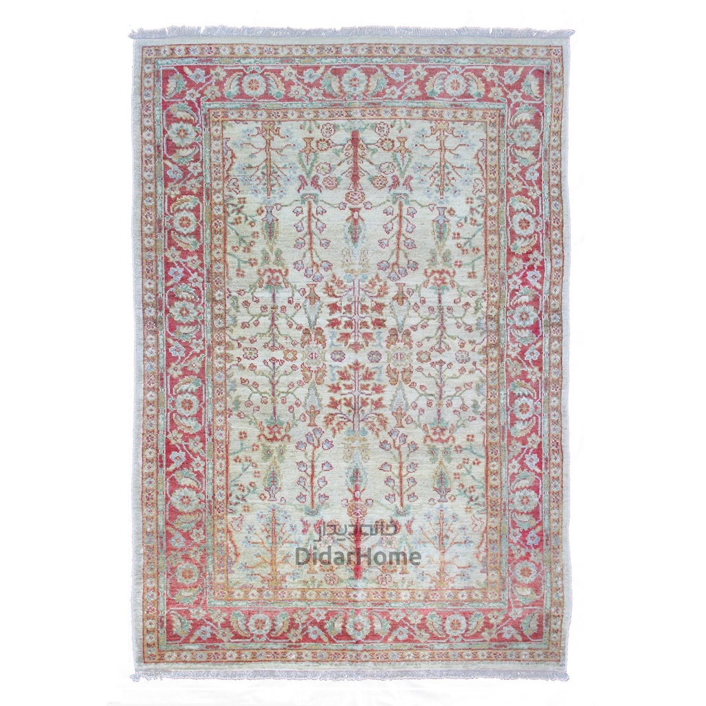 فرش دستباف سلطان آباد طرح افشان چهار متری