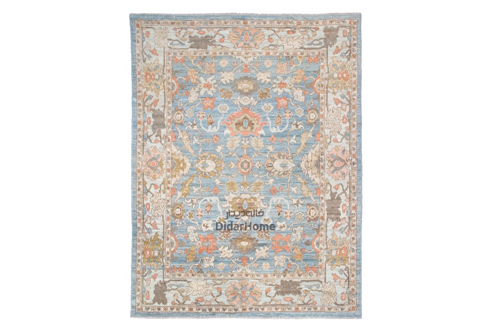 فرش دستباف سلطان آباد طرح افشان نه متری