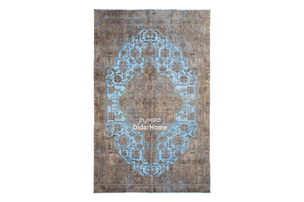 فرش دستباف مدرن تبریز طرح ترنجی چهار متری