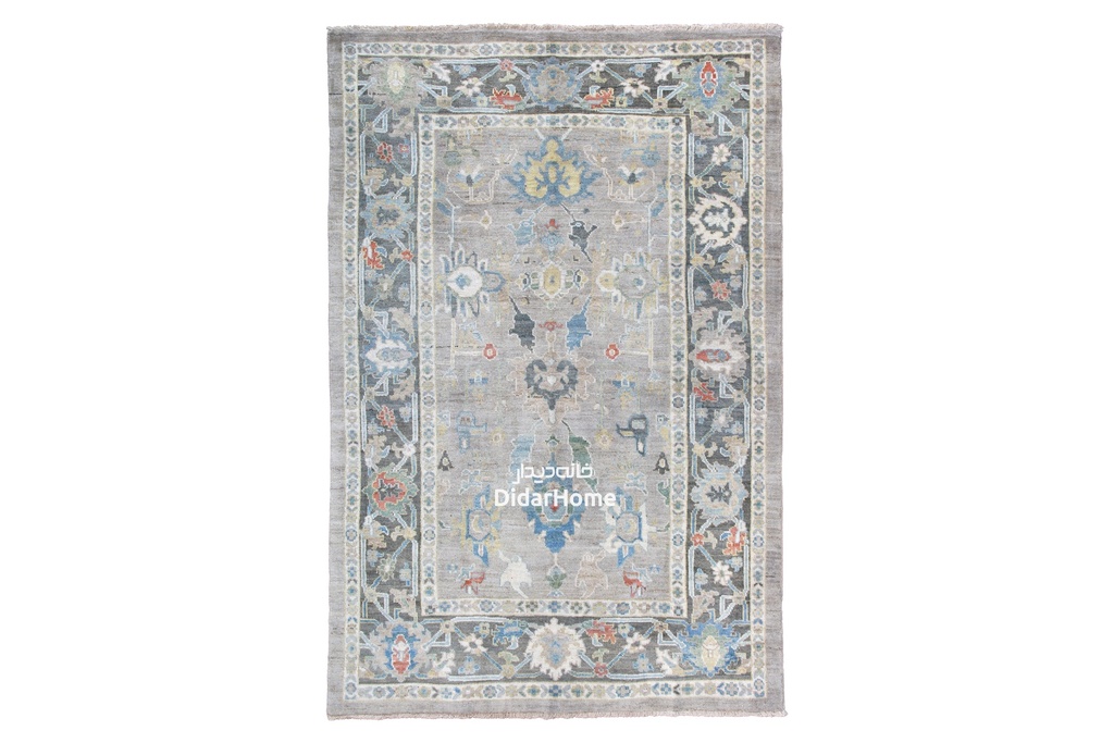 فرش دستباف سلطان آباد طرح افشان چهار متری