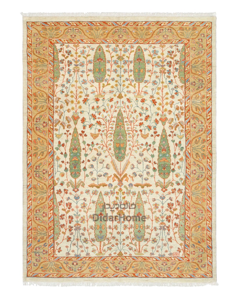 فرش دستباف سلطان آباد طرح افشان چهار متری (زیگلر محل)