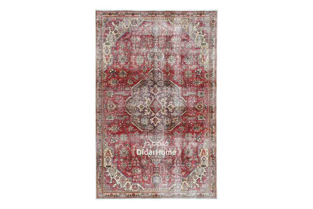 فرش دستباف مدرن تبریز طرح ترنجی چهار متری