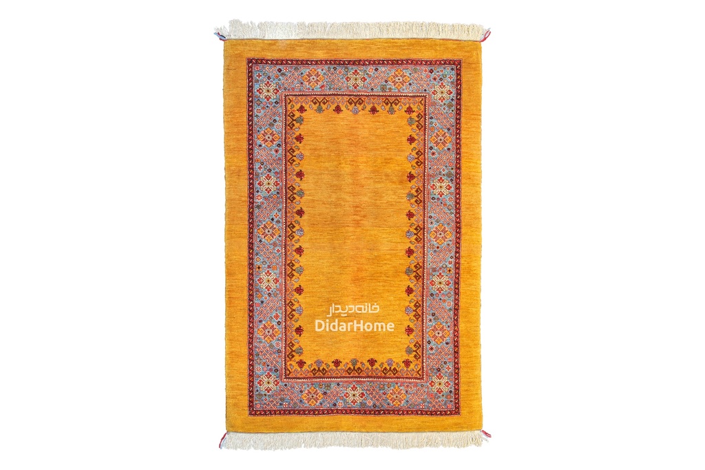 فرش دستباف قشقایی طرح کفساده ذرع و نیم