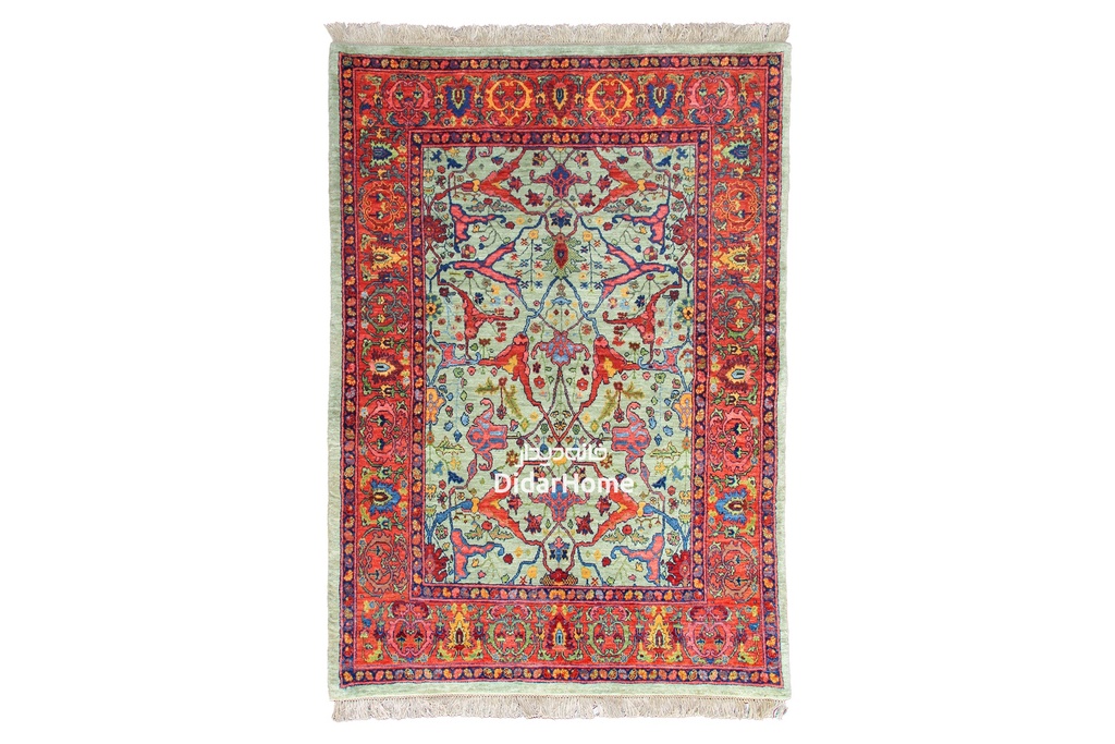 فرش دستباف بیجار گروس طرح افشان سه متری