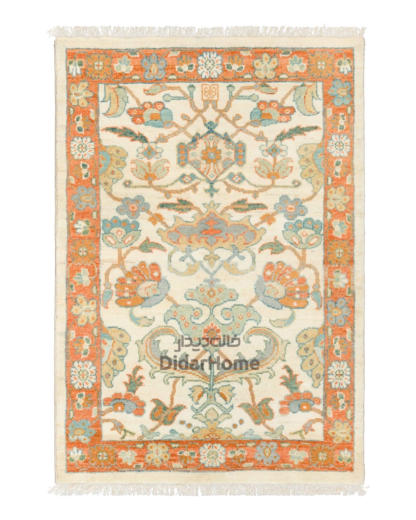 فرش دستباف سلطان آباد طرح افشان ذرع و نیم (زیگلر محل)