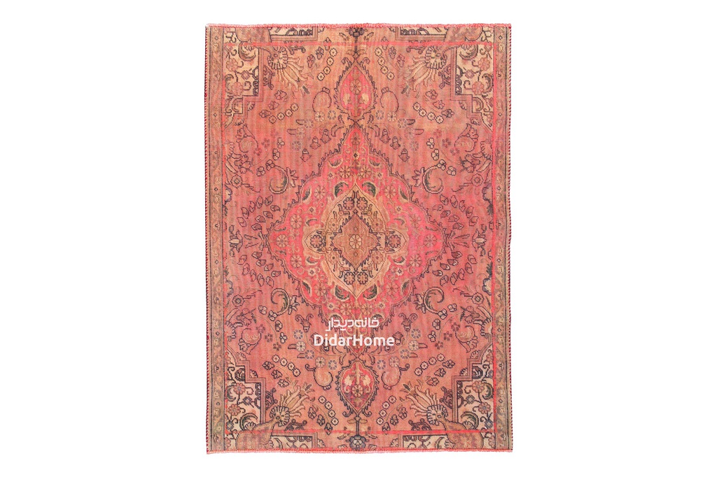 فرش دستباف مدرن تبریز طرح ترنجی سه متری