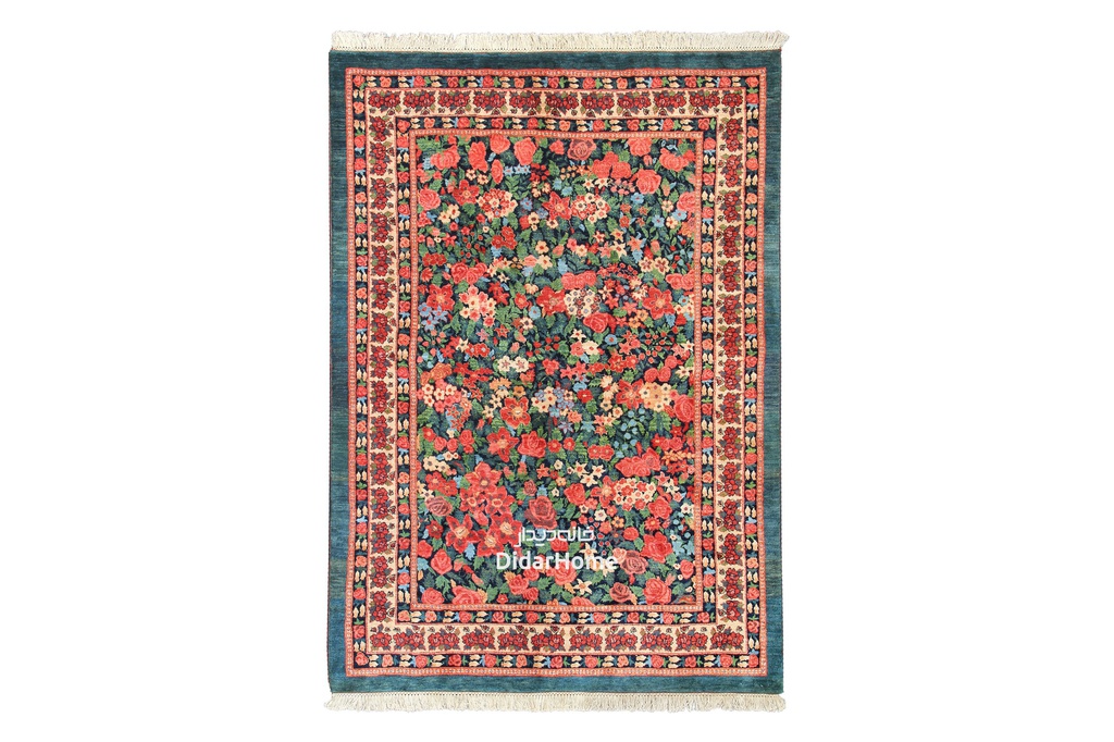 فرش دستباف بیجار طرح هزارگل سه متری