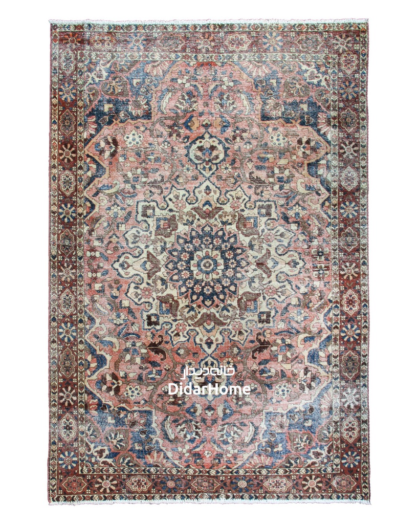 فرش دستباف مدرن بختیاری طرح ترنجی ۶/۷۸ متری