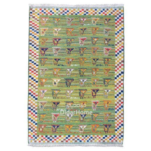 [33171001] گلیم دستباف قشقایی سه متری