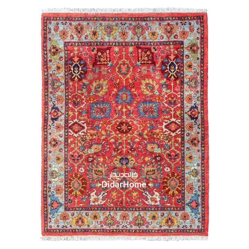 [12030912] فرش دستباف گروس طرح افشان سه متری