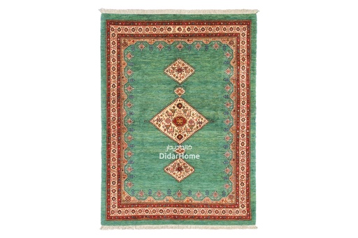 [41040364] فرش دستباف قشقایی طرح ترنجی چهار متری