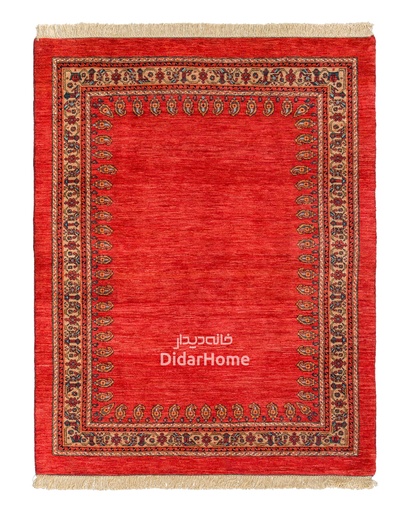 [13037508] فرش دستباف قشقایی طرح کفساده سه متری