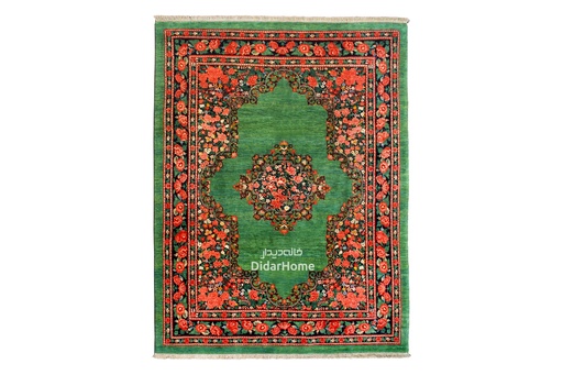 [41071221] فرش دستباف بیجار طرح ترنجی نه متری