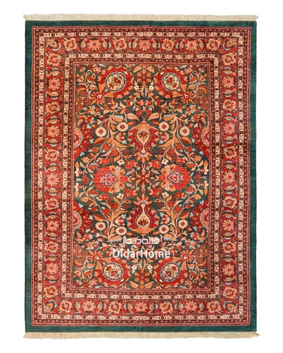 [42067554] فرش دستباف بیجار طرح افشان شش متری