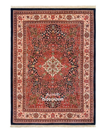 [91077560] فرش دستباف بیجار طرح ترنجی نه متری