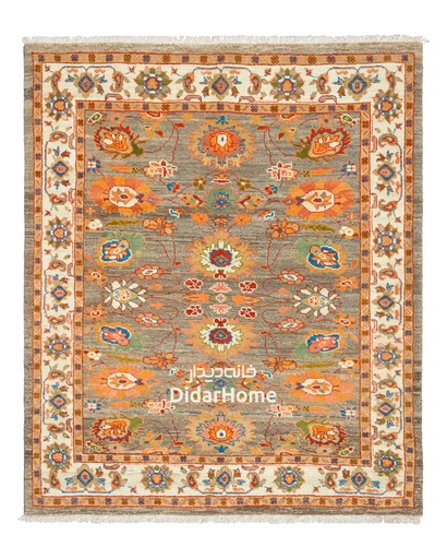 [62021841] فرش دستباف سلطان آباد طرح افشان سه متری (زیگلر محل)