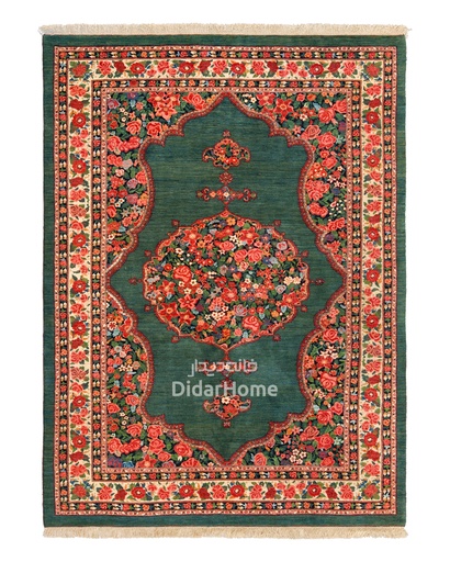 [41067596] فرش دستباف بیجار طرح هزارگل شش متری