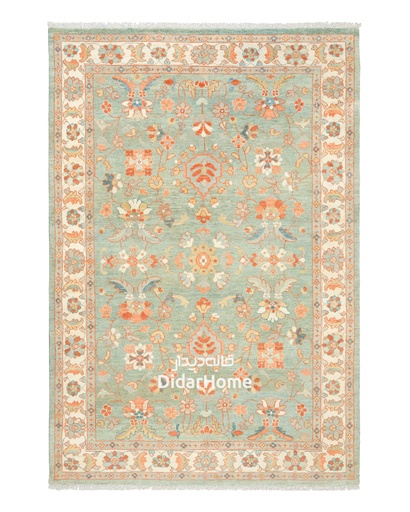 [42061860] فرش دستباف سلطان آباد طرح افشان شش متری (زیگلر محل)