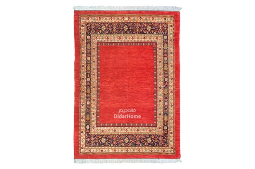 [13031329] فرش دستباف قشقایی طرح کفساده سه متری